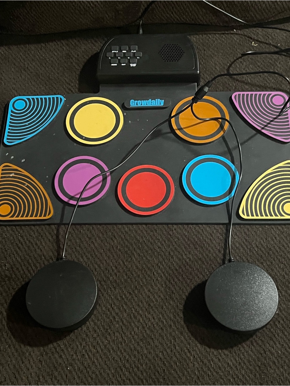 Electronic Drum Pad - Multicolor Touch Percussion Mat